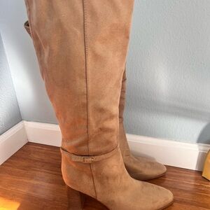 Calvin Klein Drevin Tall Boot in Tan